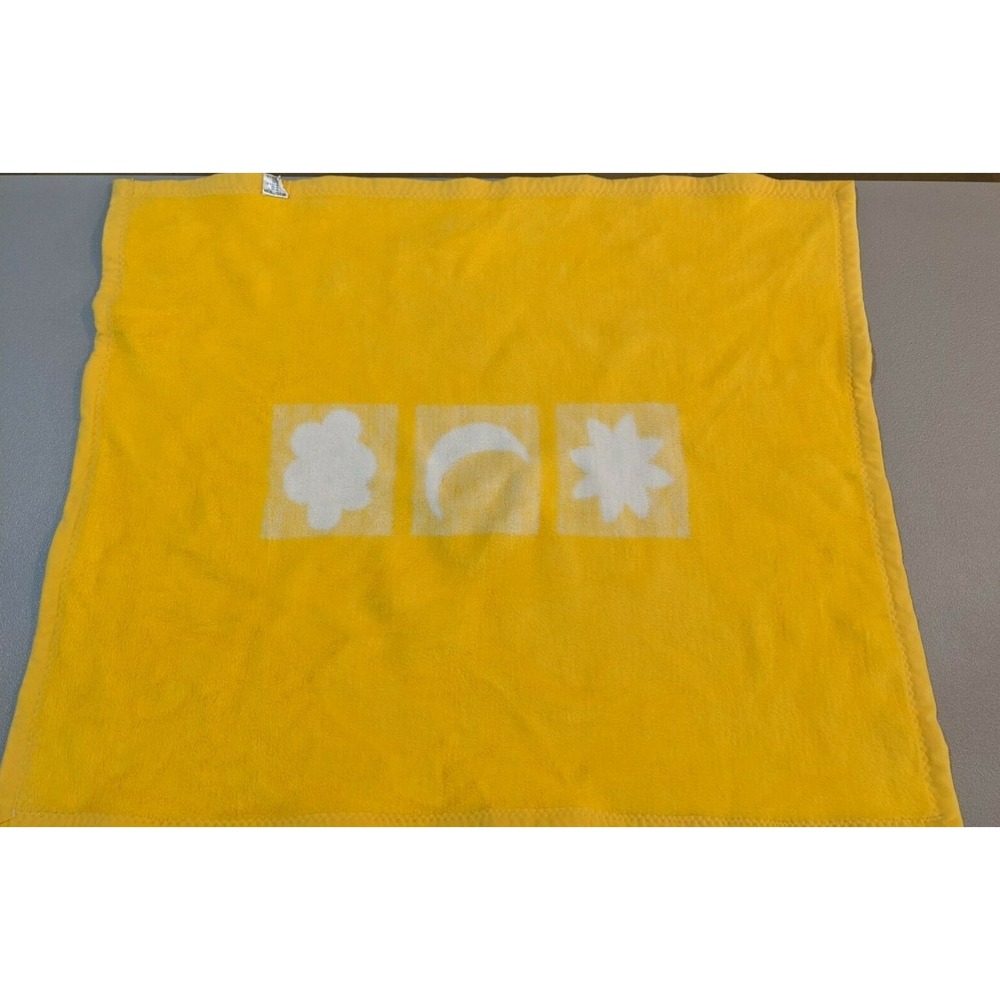 David Fussenegger Minicat Baby Blanket Yellow About 29x35 Inch‎